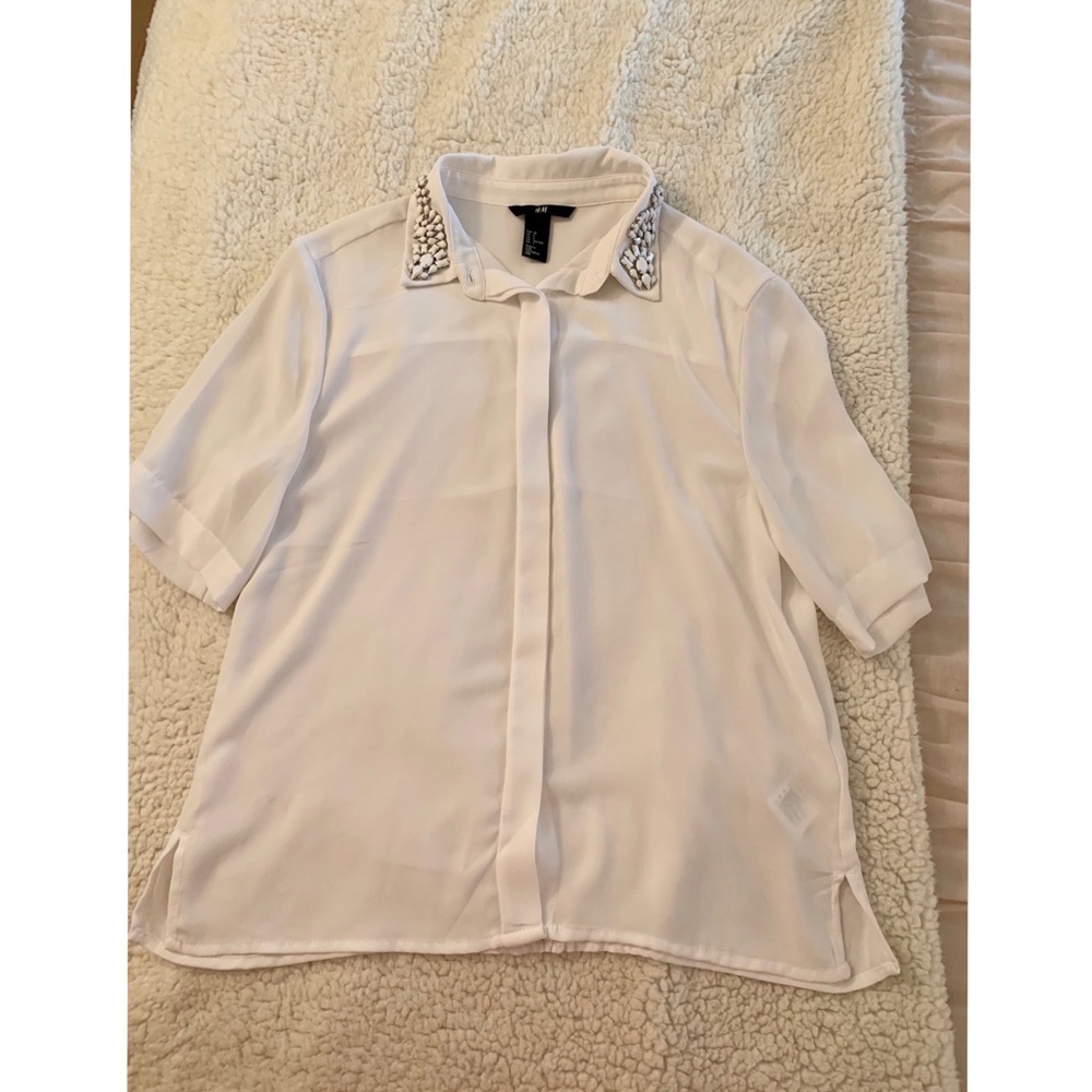 Sheer T-shirt blouse